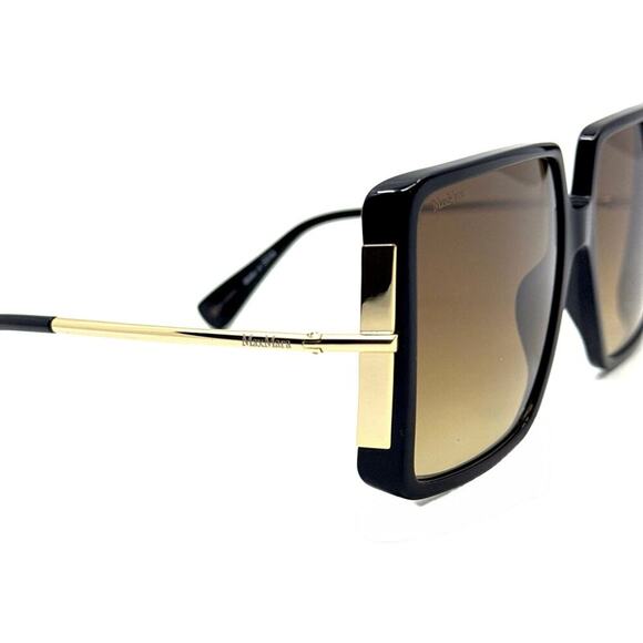 NEW!! MAXMARA Sunglasses Malibu4 MM0003 01F Authentic - Picture 6 of 12